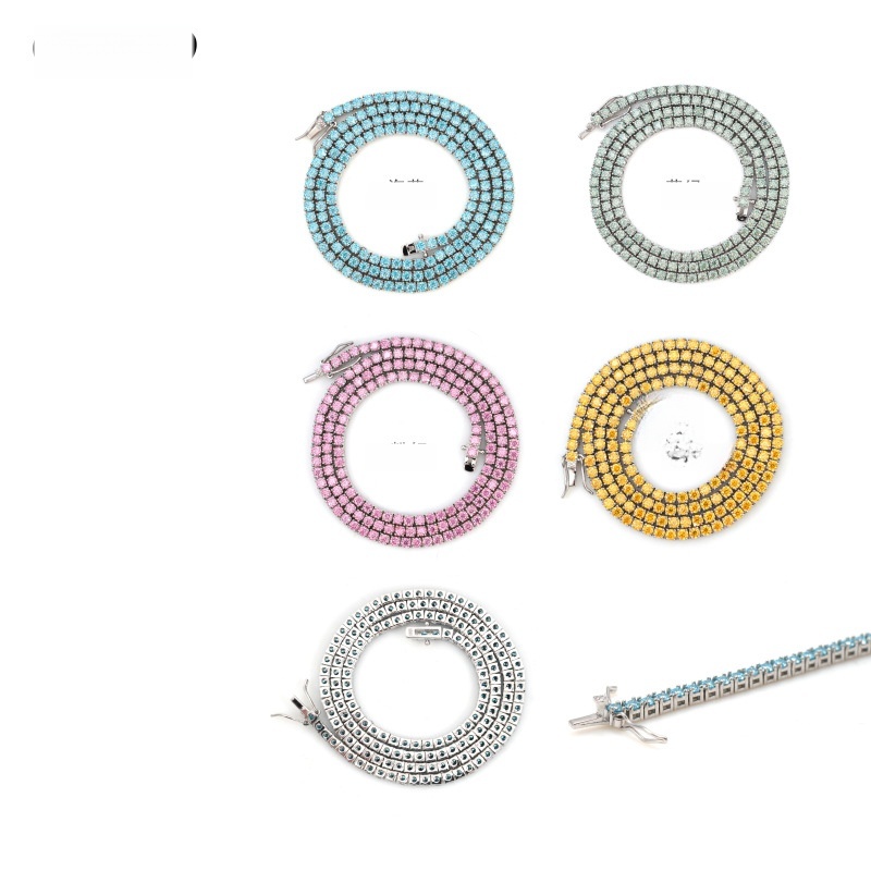 Moissanite Tennis Bracelet — 3/4mm D Color VVS, 925 Silver — NOVAE ATELIER